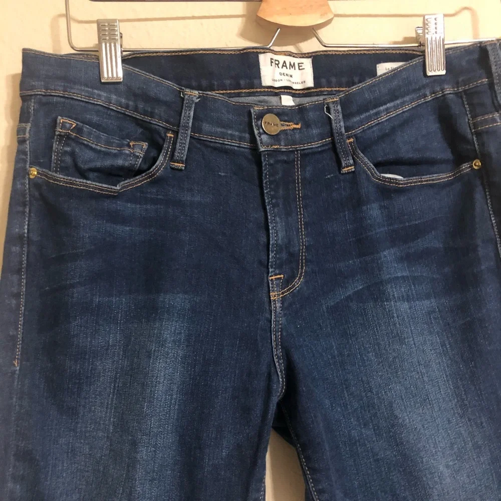FRAME Skinny de Jeanne Crop‎ Jeans - Picture 4 of 15